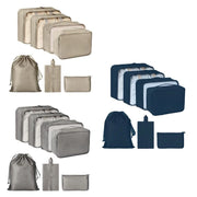 1 Set 7 Pezzi Organizer Borsella da Viaggio Poket 3 Colori
