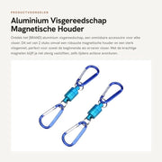 Accessori per pescatori 2 pezzi - Otre magnetiche - Reticolo robusto - Grappe robuste - Alloio duraturo - Comodo da utilizzare - Accessori per pescatori