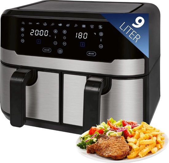 Airfryer a doppio mandrino - Dual Cook - Friteuse ad aria calda