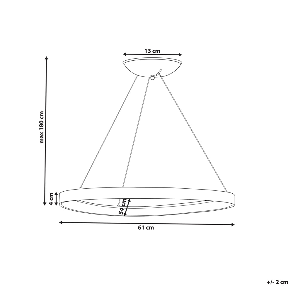 Lampada a sospensione in metallo dorato con luce a LED integrata novità forma rotonda a sospensione moderna illuminazione glamour