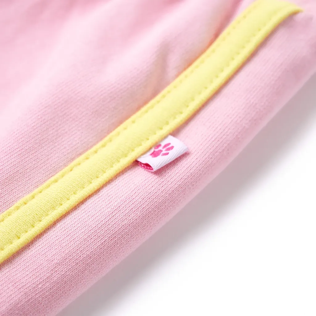 Pantaloncini da Bambina con Bordi Rosa Brillante 128