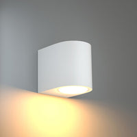 APPLIQUE DRAPION  9X8X7CM BIANCO GU10 1X5W MAX- 1,0 pz