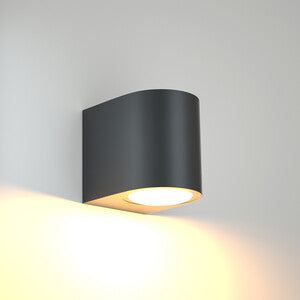 APPLIQUE DRAPION  9X8X7CM NERO GU10 1X5W MAX- 1,0 pz