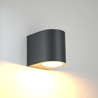 APPLIQUE DRAPION  9X8X7CM NERO GU10 1X5W MAX- 1,0 pz