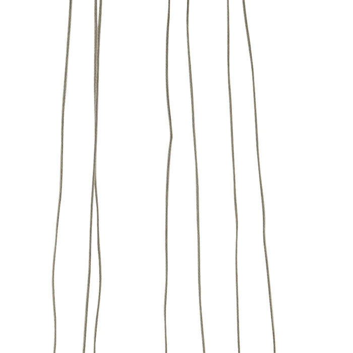 Lampadario Contemporaneo Grappolo Acciaio Cromo Vetro Bianco Led 2,5W 3000K