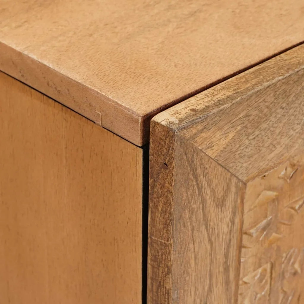 Mobile TV-Credenza per TV Marrone Chiaro 105 x 33 x 46 cm Legno multistrato 808491
