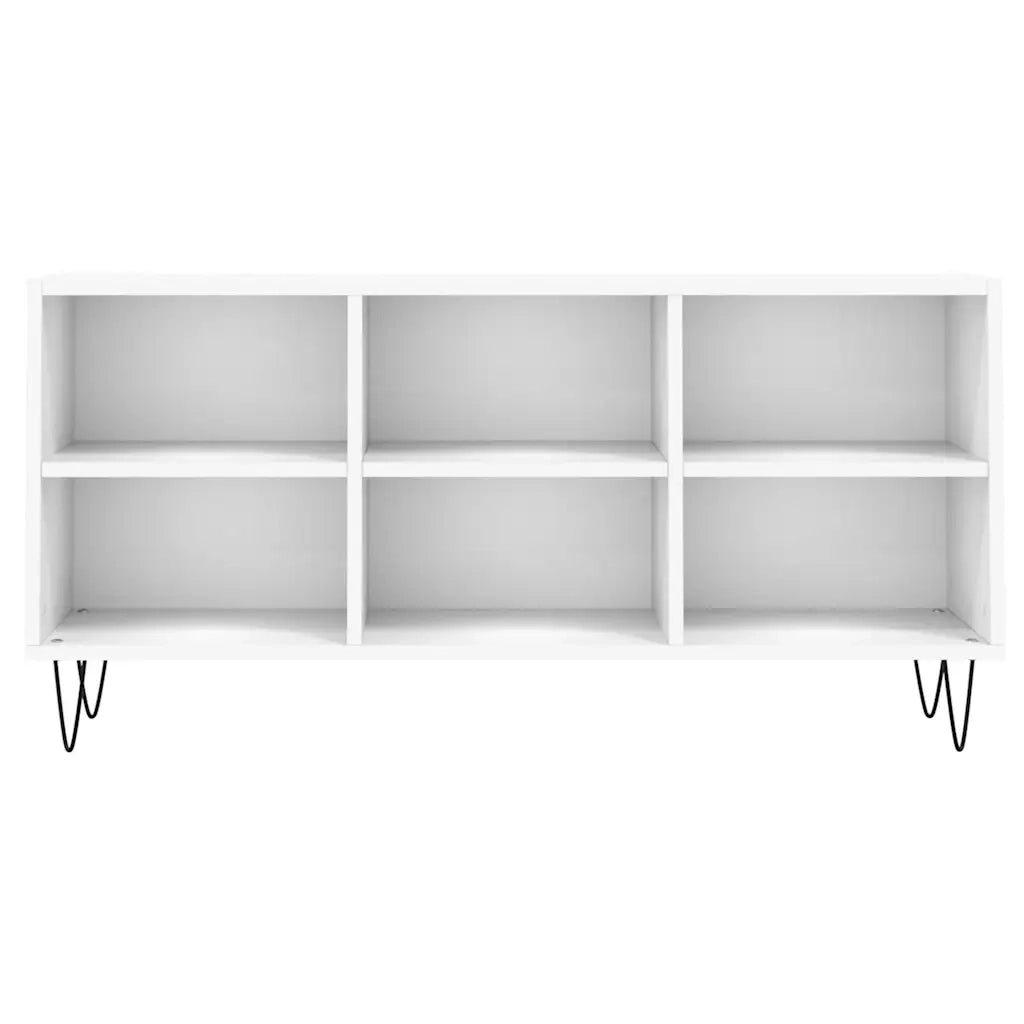 Mobile Porta TV Bianco 103,5x30x50 cm in Legno Multistrato 826988