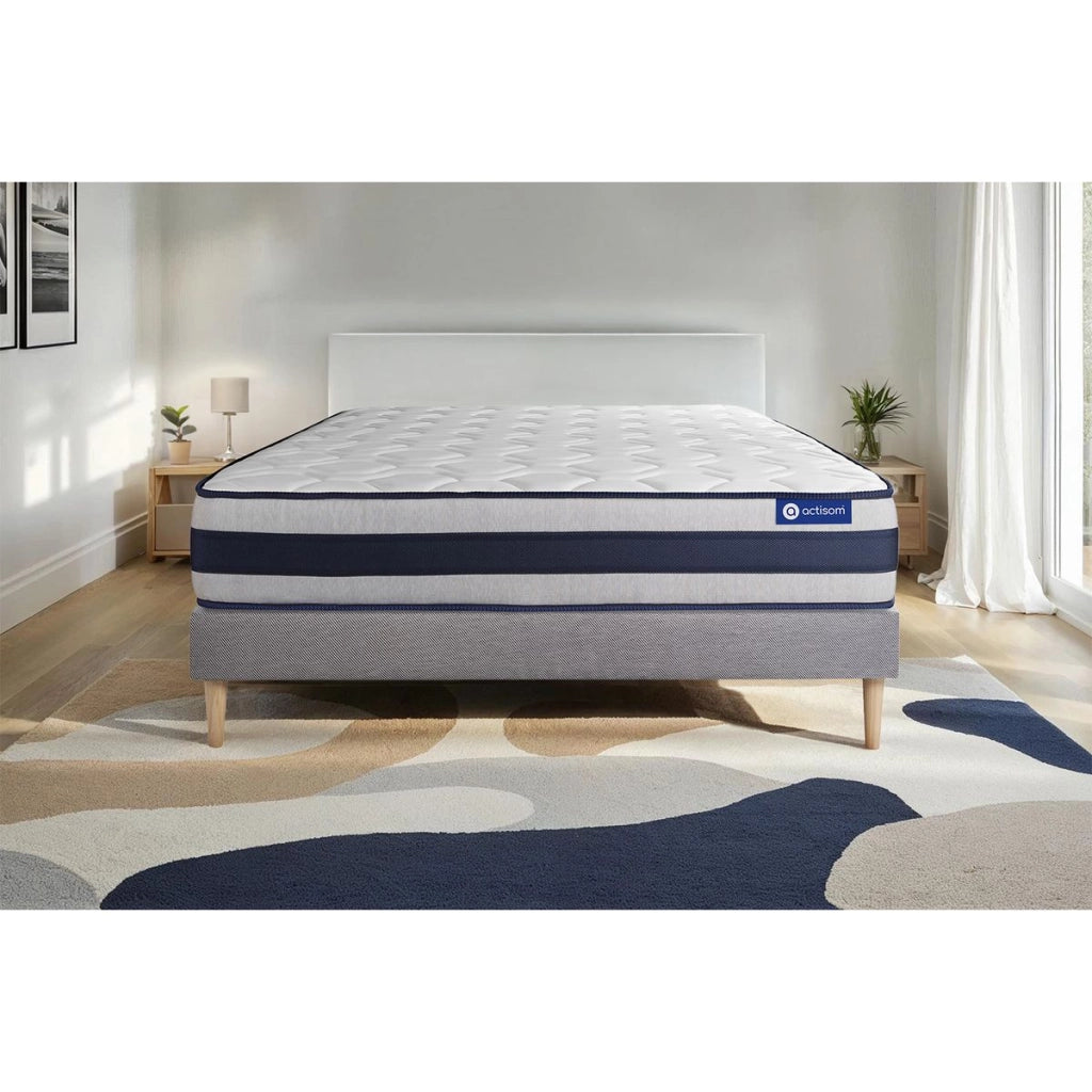 Kit rete e materasso matrimoniale Actilatex ergo 80x190cm - Spessore : 24cm - Lattice e memory foam - rigido