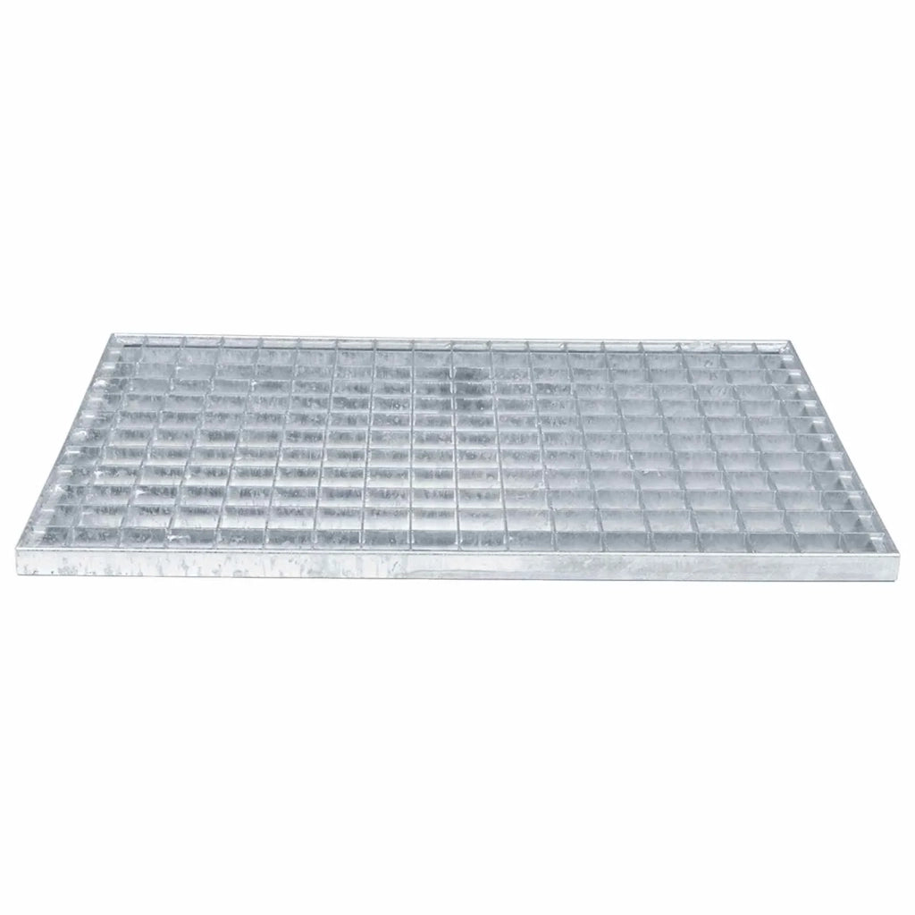 Grata Argento 60 x 40 x 2 cm Acciaio Zincato a Caldo CFW5727587
