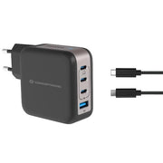 Conceptronic althea18b caricabatterie per dispositivi mobili universale nero ac ricarica rapida interno