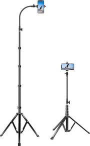 Stativo per Smartphone con Colonna Regolabile - 205 cm Altezza Stativo in Alluminio