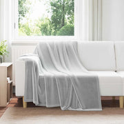 Coperte da Pile 6 pcs Grigio 150 x 200 cm Panno