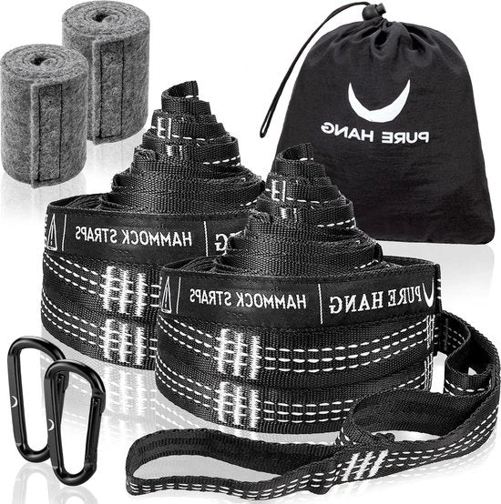Impianto di sostegno per lettini a sospensione - kit di sostegno outdoor per campeggio e viaggi - completo - bianco
