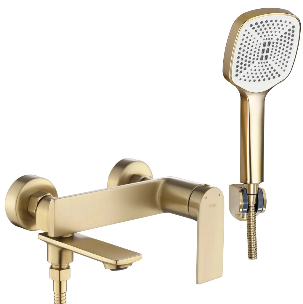 Rubinetto Da Vasca Rea Storm Brush Gold