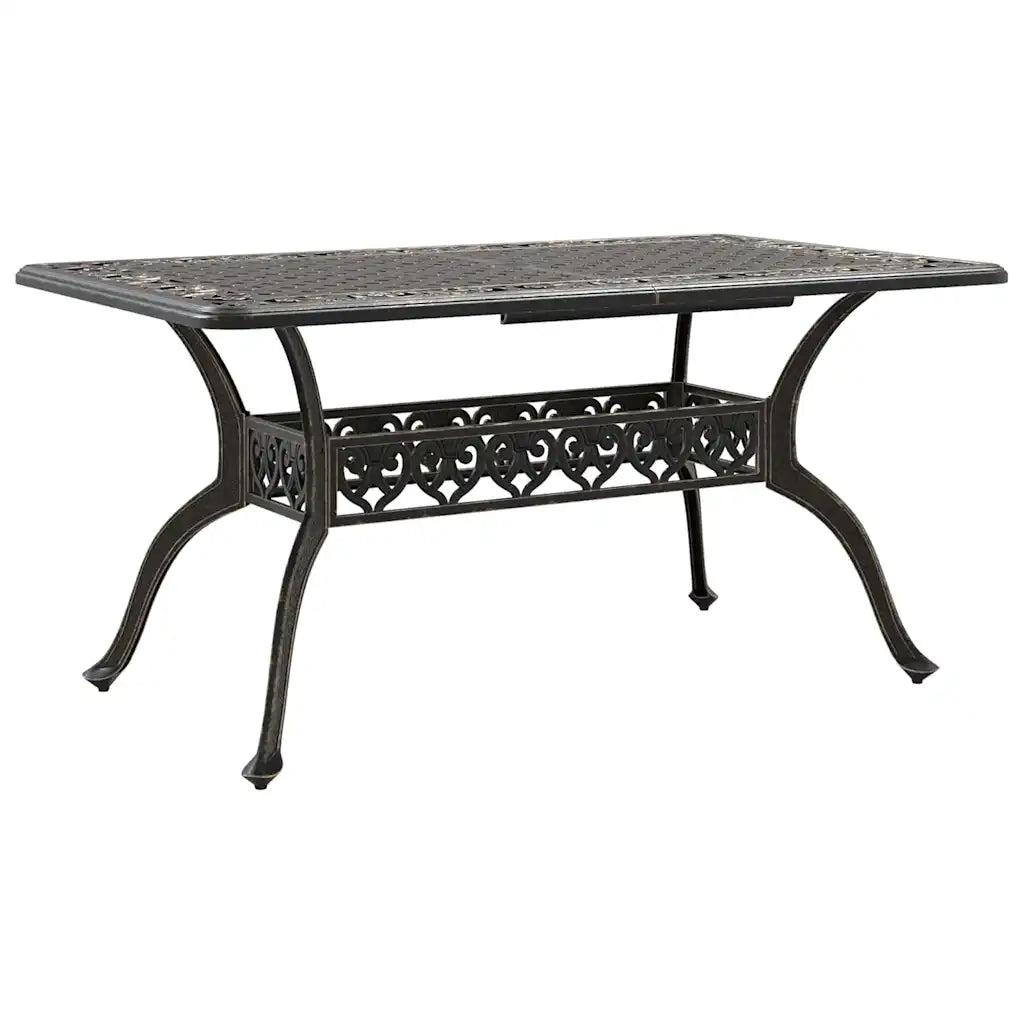 Set da Pranzo per Giardino 5 pcs Bronzo Alluminio 3334660