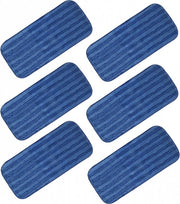 Copertura per asciugamano - Copertura per microfibra - Per Swiffer Wetjet - 6 pezzi - Riciclabile - Ricambio - Conforme a Swiffer Wetjet - Copertura per spazzola - Panno di pulizia - Asciugabile - Riciclabile - per legno di quercia, laminato, piastrelle
