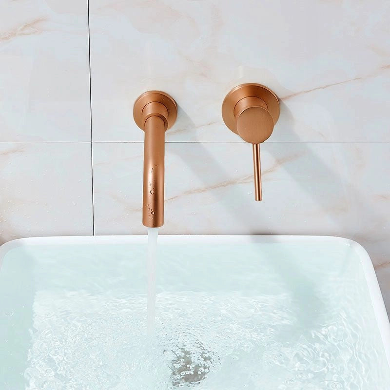 Rubinetto Da Incasso Rea Lungo Long Long Copper Brush + Box