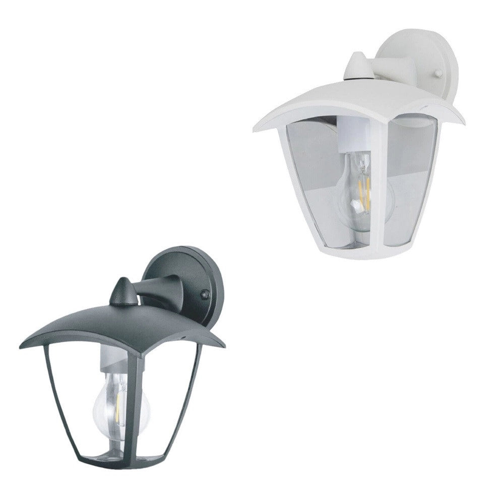 Trade Shop - Applique Lanterna Da Parete Per Giardino Facciate Lampada Da Muro E27 Ip44 819wb-b232 -