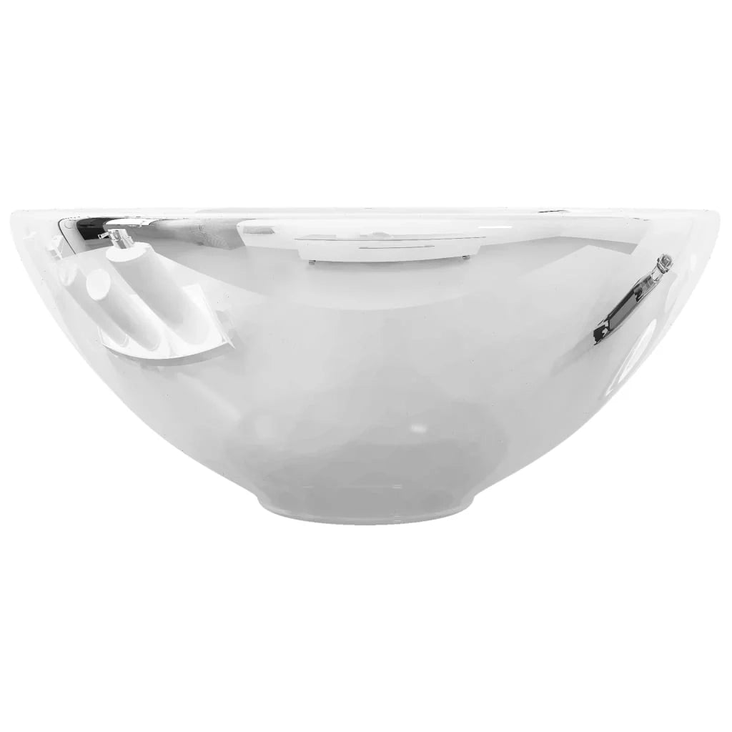 Lavabo lavabo lavabo da appoggio lavabo sospeso interno del bagno cabina doccia cabina WC casa diametro 32,5 cm ceramica 02_0002588
