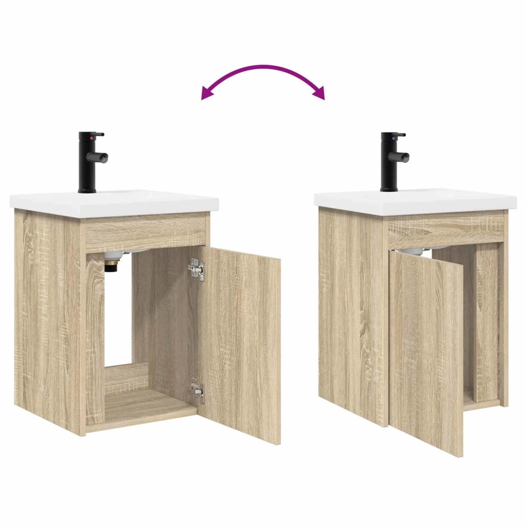 Mobile bagno con rubinetto Rovere Sonoma 42 x 40 x 74,5 cm 889531