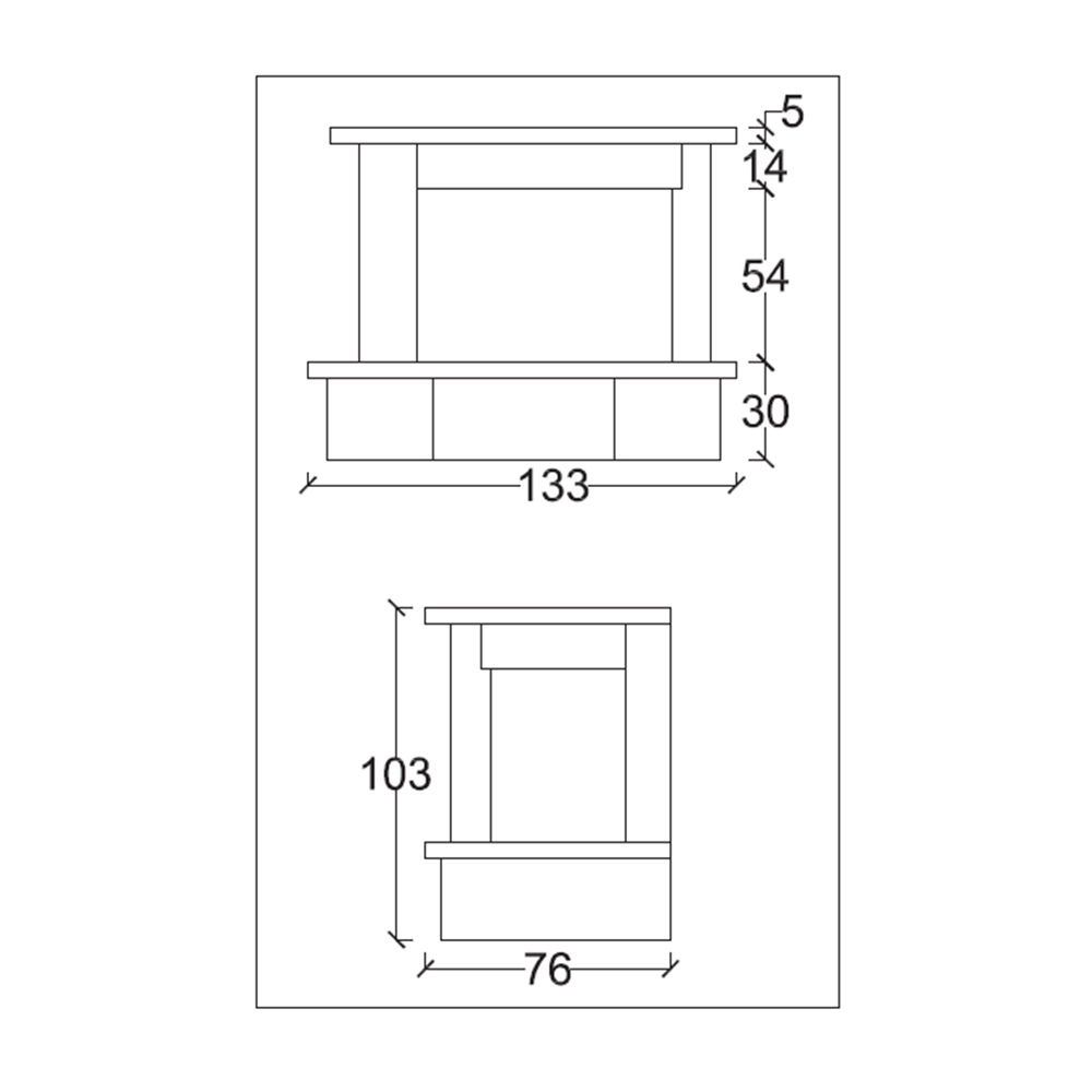 Camino siviglia rivestimento pietra focolare refrattario ds90 aperto a sinistra