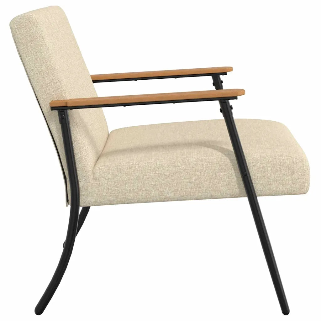 Poltrona | Sedia Relax Crema Tessuto