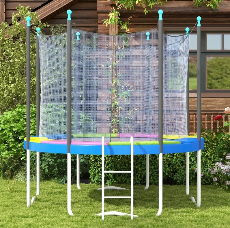 Copertura molle per trampolino Ø244 cm multicolore; plastica impermeabile