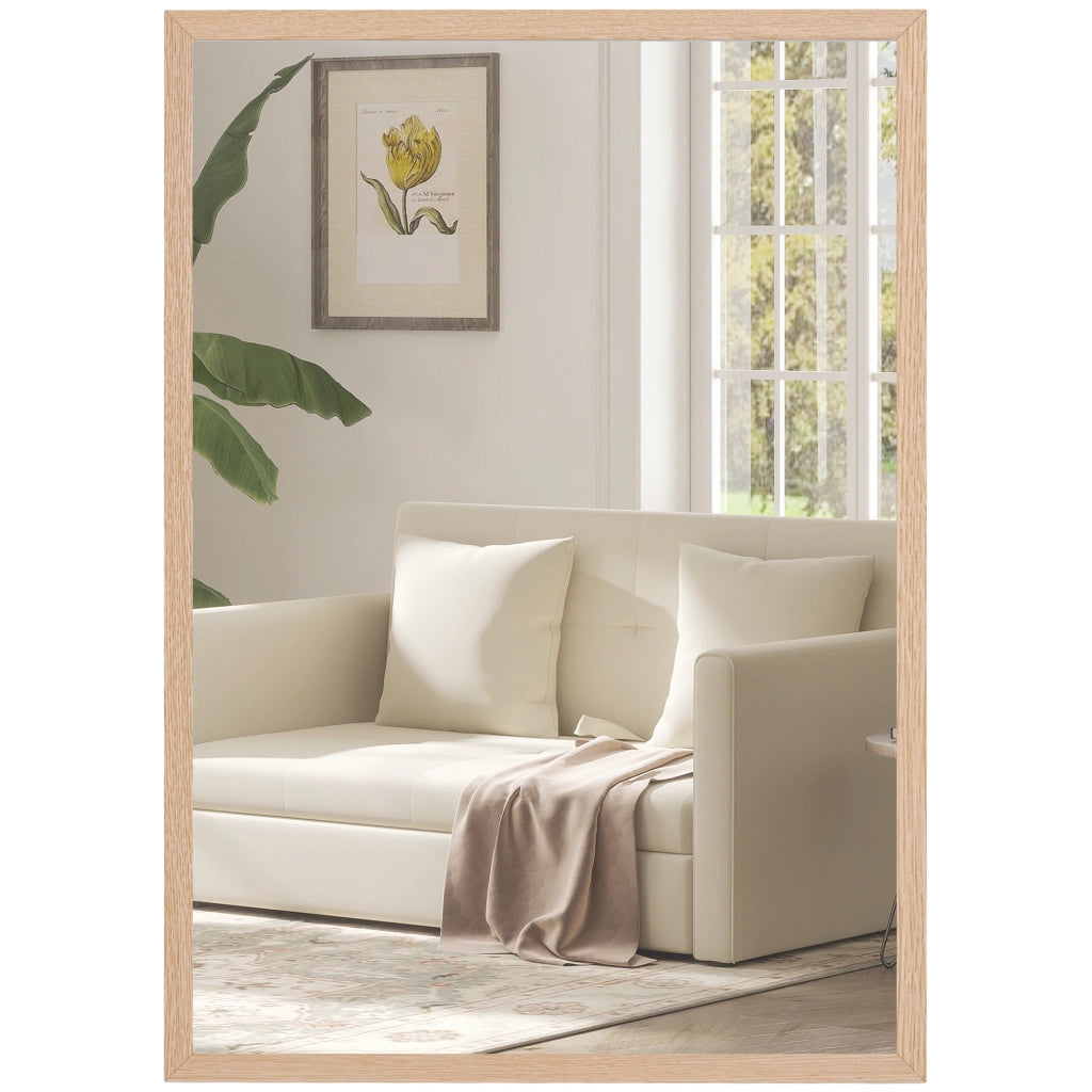 Specchio da Parete 50x70 cm ¨C Zephmum ¨C Legno