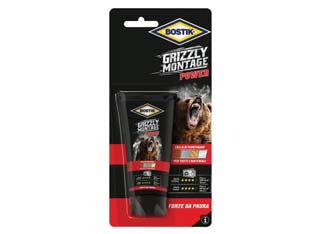 GRIZZLY MONTAGE POWER TUBO IN BLISTER- - gr.100 - 6 blister BOSTIK