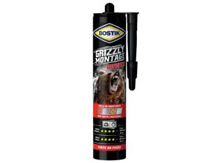 GRIZZLY MONTAGE POWER IN CARTUCCIA- - gr.370 - bianco - 3 pezzi BOSTIK