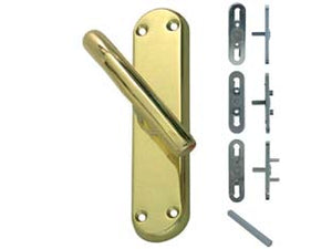 CREMONESE E MARTELLINA TORINO IN ZAMA FINITURA OTTONE LUCIDO- - movimento gratz e perni - 2 pezzi