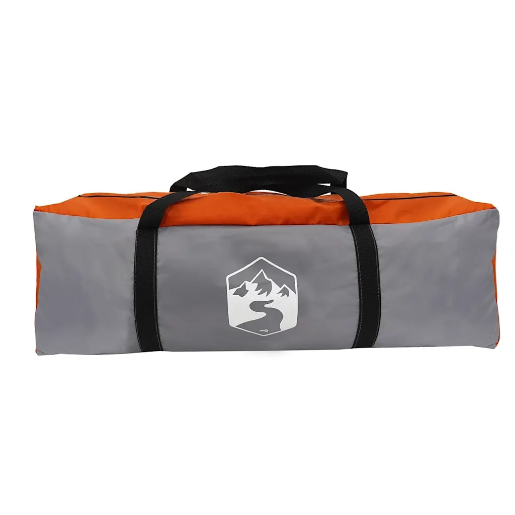 Tenda Familiare a Tunnel 8Persone Grigia Arancione Impermeabile 4009551