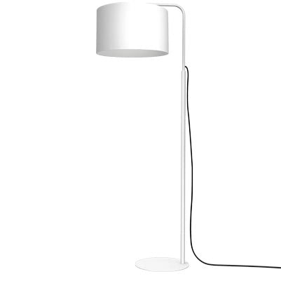 Lampada da terra bianca con paralume E27 15W Arden Luminex