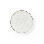 Confezione da 5 batterie a bottone al litio CR1620 3V DC pronte all'uso  Nedis