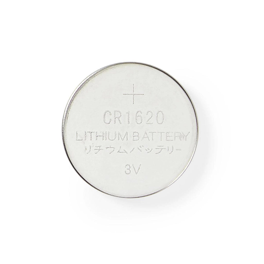 Confezione da 5 batterie a bottone al litio CR1620 3V DC pronte all'uso  Nedis