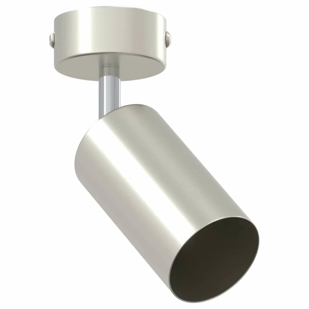 Faretto da soffitto moderno orientabile 6 x 6 x 16 cm illuminazione precisa atmosfera accogliente metallo nichelato 02_0058301