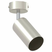 Faretto da soffitto moderno orientabile 6 x 6 x 16 cm illuminazione precisa atmosfera accogliente metallo nichelato 02_0058301