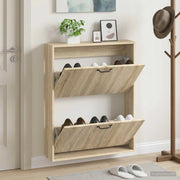 Mobiletto per Scarpe da Muro HAARLEM 71 x 17 x 86 cm 896857