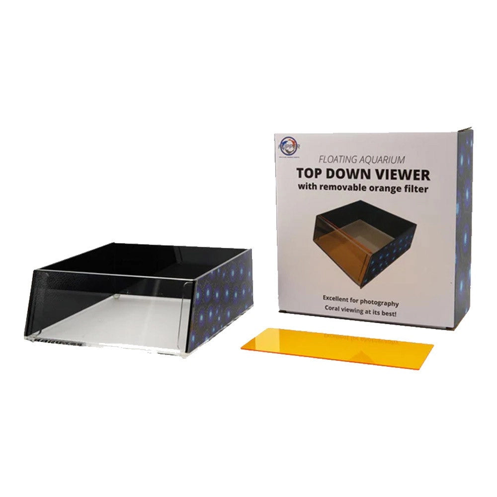 Flipper Top Down Viewer 8" - lente galleggiante in acrilico