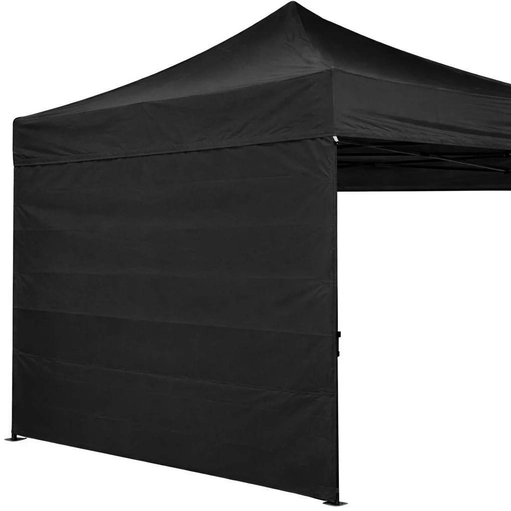 Telo laterale 3x2mt nero impermeabile di ricambio per gazebo richiudibile
