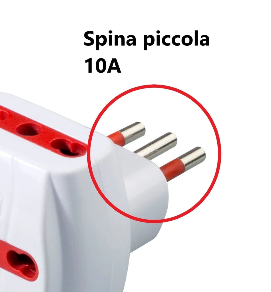 Adattatore Triplo con Protezione Sovraccarico 78045 T Rosi