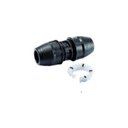 Plasson 7609840 URC Manicotto di Riparazione Universale Push-fit per Tubi 40-43 mm in PP e Acciaio Inox colore Nero