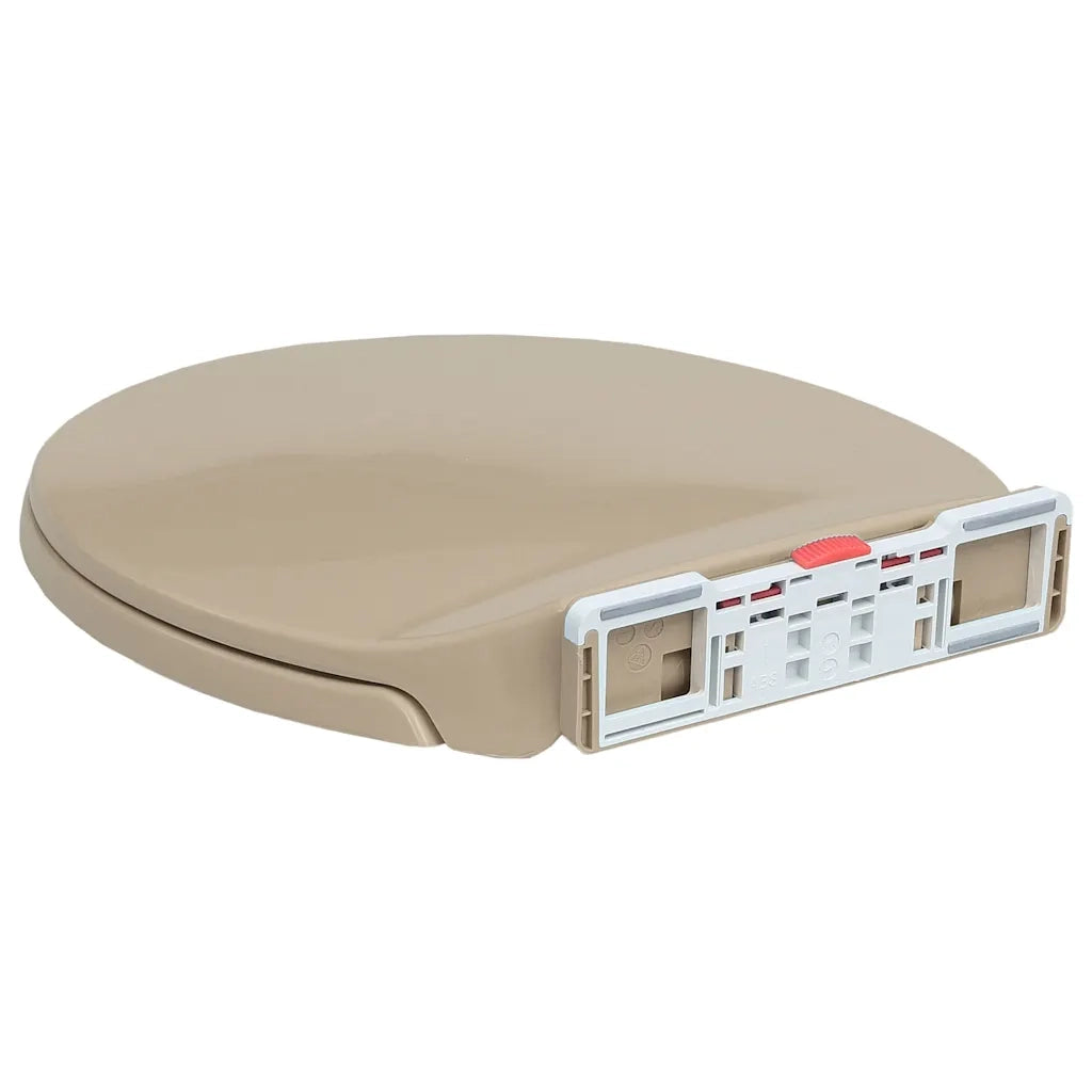 Copriwater Chiusura Ammortizzata e Sgancio Rapido Beige Ovale 145821