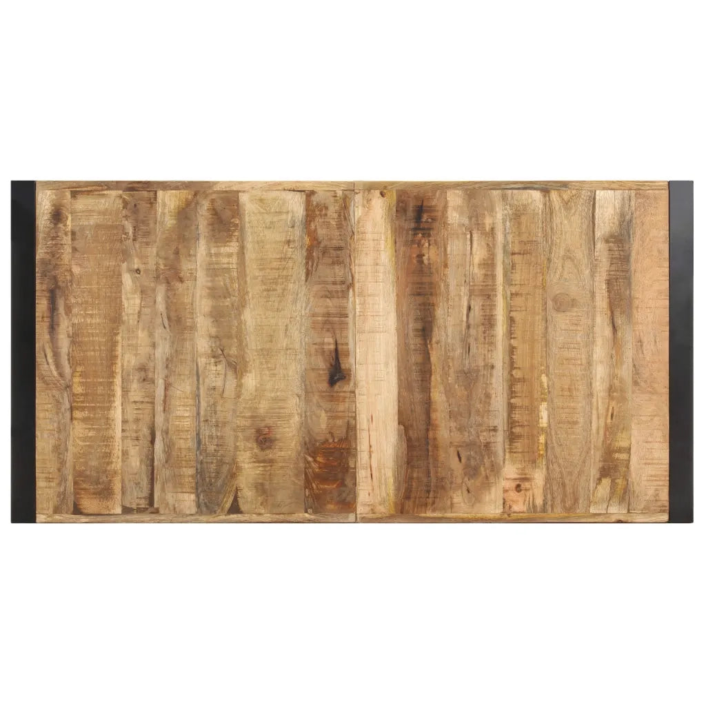 Tavolino da Salotto 140x70x40 cm in Legno di Mango Grezzo 321584