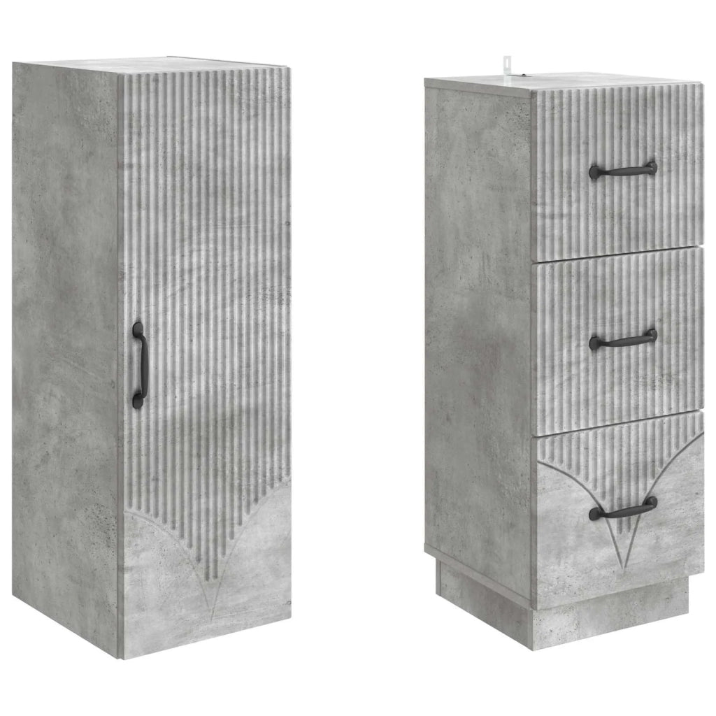 Set di armadi 2 pcs Grigio Cemento 33 x 34,5 x 87 cm 3416811