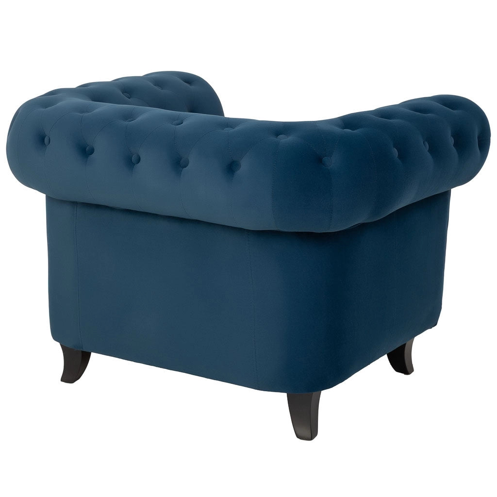 Poltrona blu navy 110x81x77h cm