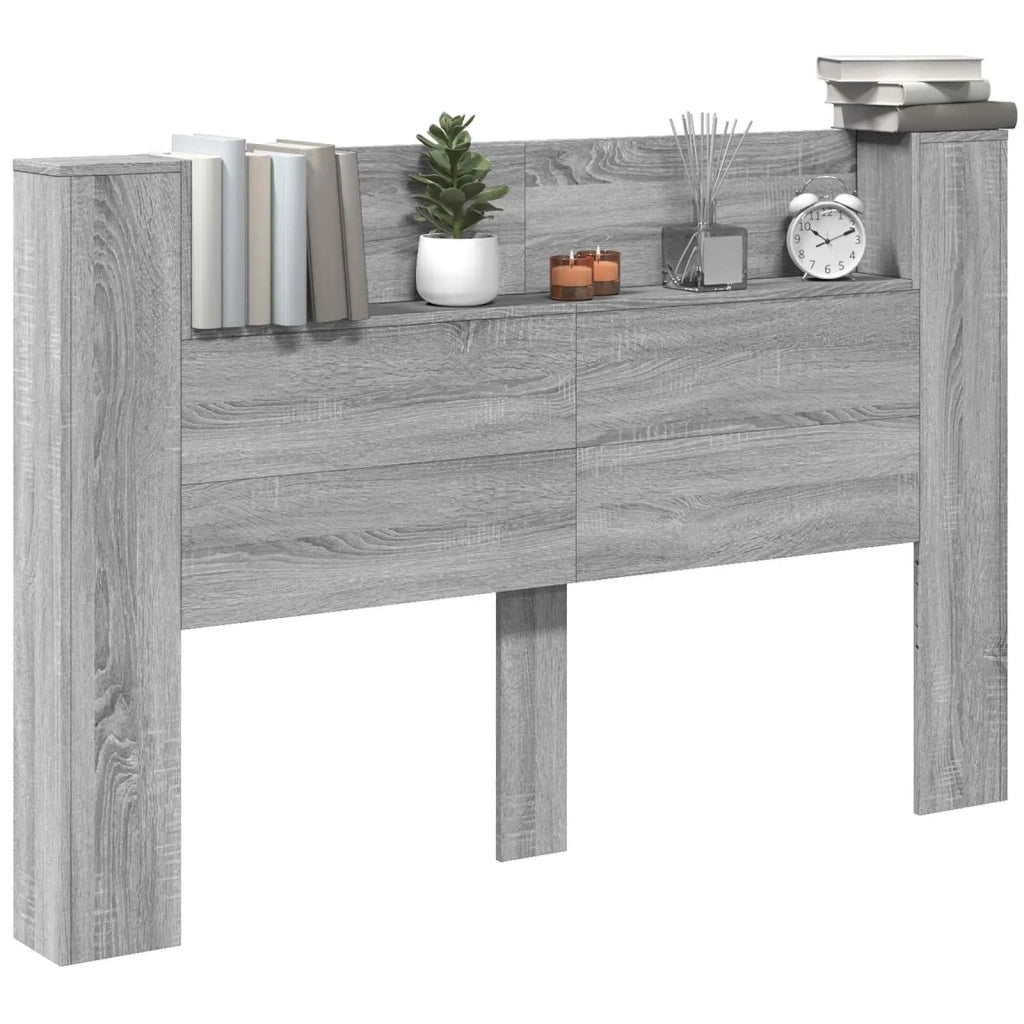 Testiera | Testata Grigio Sonoma 160 x 16,5 x 103,5 cm Legno multistrato