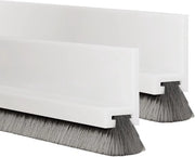 Vloerafdichting con set di strisce di protezione per porte, borstello per porte e aghi per sigillatura, protezione contro vento e polvere, 100 × 5,5 cm, set di 2.