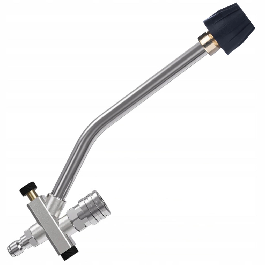 Lancia Doppia 2 in 1 DualJet Pro 1/4" 27cm – Acciaio Inox e Ottone | Quick Connect