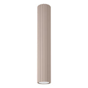 Spot soffitto moderno taupe tondo 40cm GU10 Pure Lume